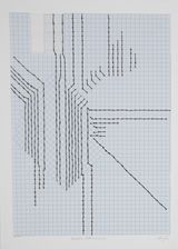 Specific Paths 1 by Layla Juma contemporary artwork drawing works on paper