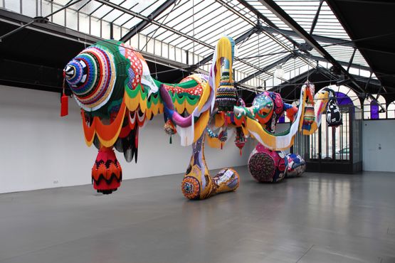 Valkyrie Marina Rinaldi by Joana Vasconcelos contemporary artwork Sculpture