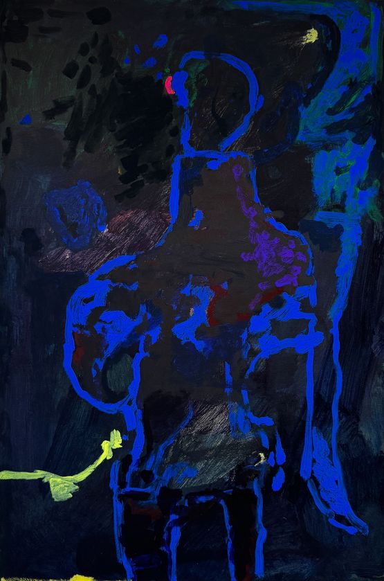 blend in or disappear two by Tom Polo contemporary artwork Painting