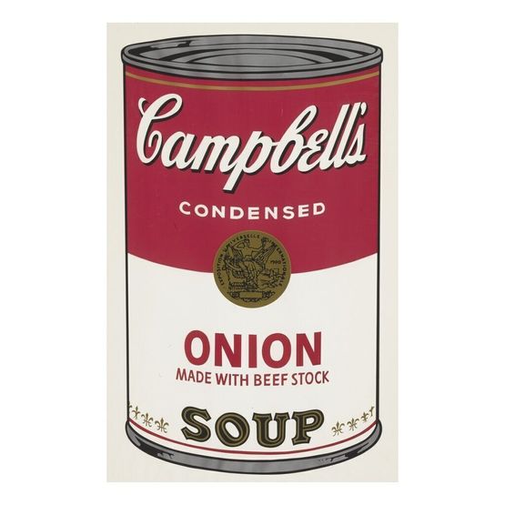 Campbells Soup Can Onion F.  S. II.47 by Andy Warhol contemporary artwork Works on Paper