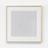 Innumerable Counts Square - handwritten font by Tatsuo Miyajima contemporary artwork works on paper