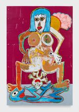 First Memory by Hadi Falapishi contemporary artwork mixed media painting