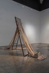 Dont pull my hair set of two by Afra Al Dhaheri contemporary artwork sculpture