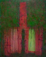 Venue to Bury Red Back-chair by Mao Xuhui contemporary artwork painting