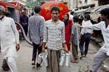 Dhabawallah or professional lunch distributor Bombay by Raghubir Singh contemporary artwork photography
