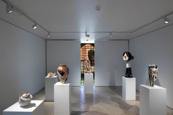 Contemporary art exhibition Group Exhibition Christian Holstad Grayson Perry Tal R Betty Woodman at Victoria Miro Venice Italy