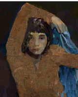 Folding one by Alina Frieske contemporary artwork print