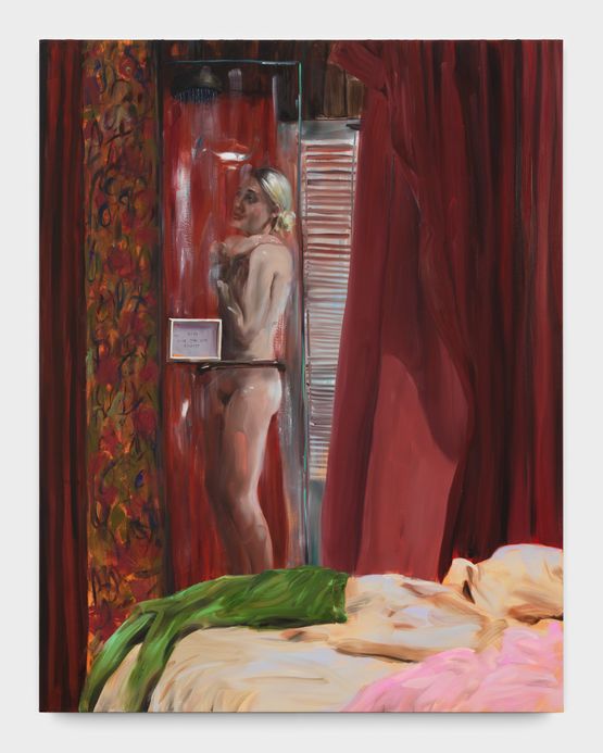 Shower song by Jenna Gribbon contemporary artwork Painting