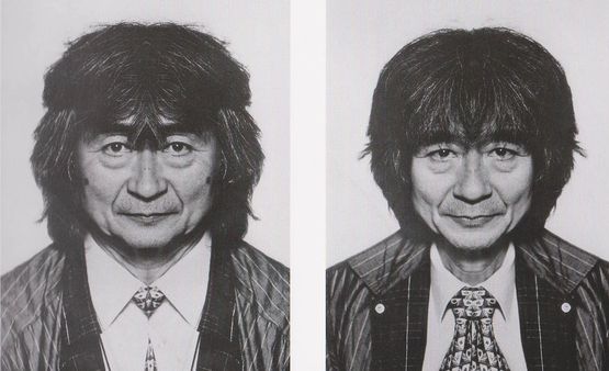 Seiji Ozawa diptych by Jiri David contemporary artwork Photography