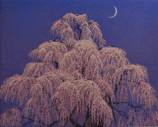 Weeping Cherry 3A by Kazuyuki Futagawa contemporary artwork Painting