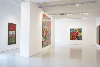 Contemporary art exhibition Xue Song The Mountain Echoes at ShanghART Singapore