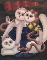 Victorys Chalice by Diren Lee contemporary artwork painting