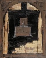 Great Black Bell in an Arch by Mao Xuhui contemporary artwork painting