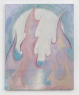 Fire Moon Rise by Antone Konst contemporary artwork painting