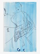 GC 2019 by Rose Wylie contemporary artwork painting works on paper