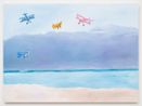 amateur flying club the island by Karen Kilimnik contemporary artwork Painting