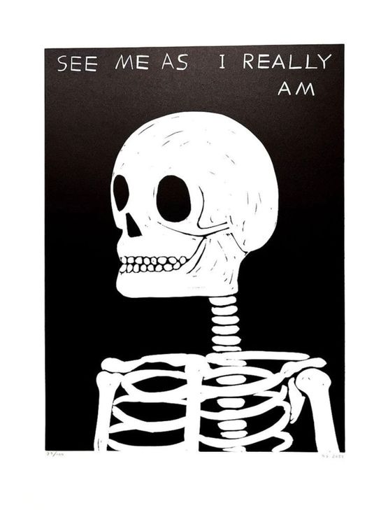 See Me As I Really Am by David Shrigley contemporary artwork Print