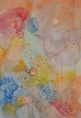 Fluidity of water by Chelsea Young contemporary artwork painting
