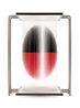 Ovoide mediano negro y rojo by Jesus Rafael Soto contemporary artwork Sculpture