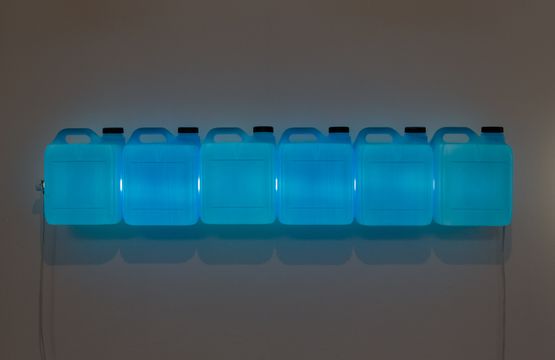 Strait Blue by Bill Culbert contemporary artwork Installation