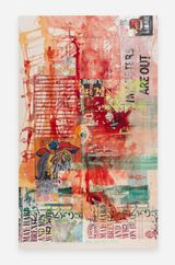 Piece Painting free association its a no imposters weeping by Mandy El-Sayegh contemporary artwork painting print