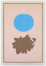 Pink and Blue by Adolph Gottlieb contemporary artwork painting
