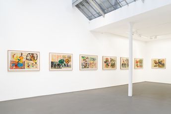 Contemporary art exhibition Jose Maria Sicilia Suspendu a un fil at Galerie Chantal Crousel Paris France