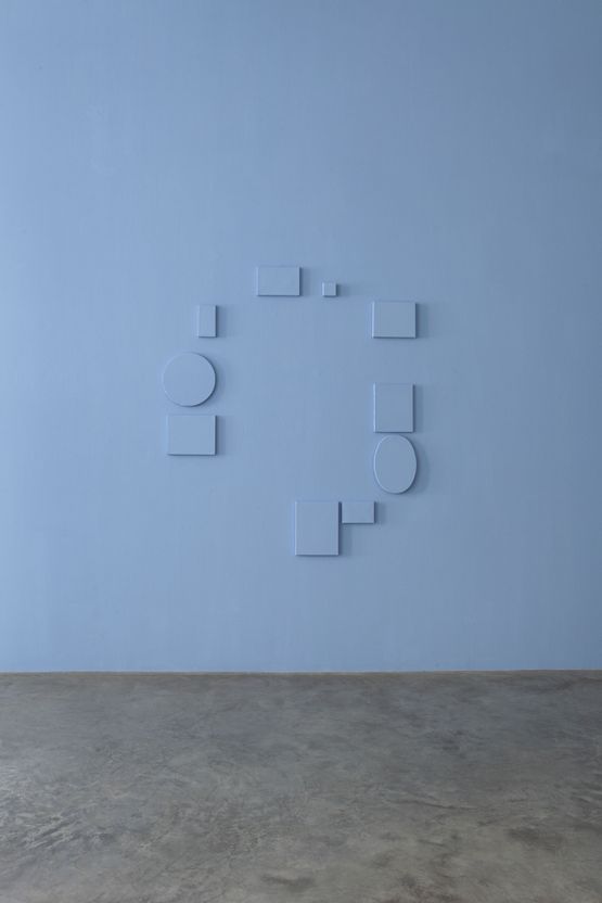 de-finitionmethod 492  out of frame by Claude Rutault contemporary artwork Painting