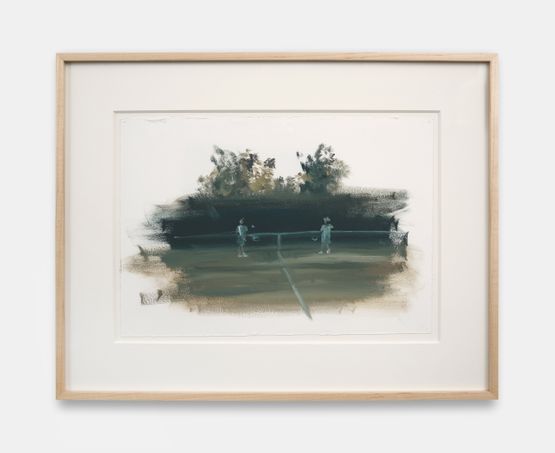 Picnic Match II by Holly Lowen contemporary artwork Works on Paper