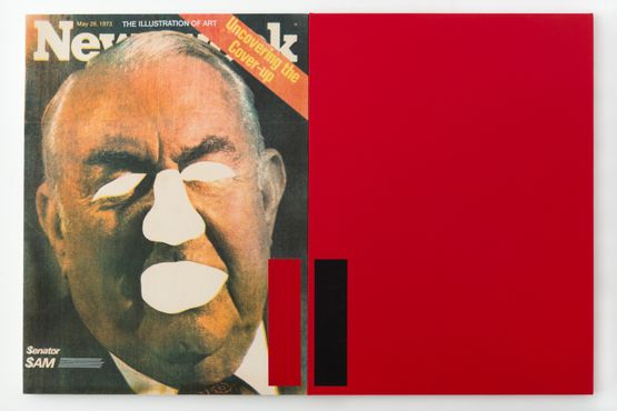 The Illustration of Art  Uncovering the Cover-Up by Antonio Dias contemporary artwork Painting