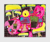 Brain Freeze by Katherine Bernhardt contemporary artwork painting works on paper