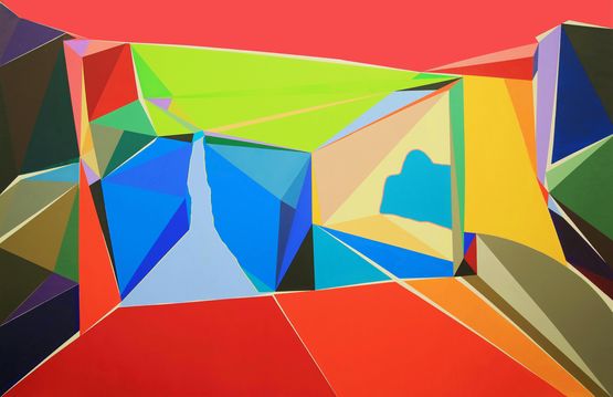 Gestalt Space by Wang Zhiyi contemporary artwork Painting