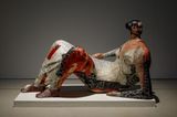 Reclining FigureK by Osang Gwon contemporary artwork print mixed media