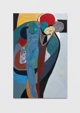 Untitled XLV by Merikokeb Berhanu contemporary artwork painting