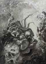Medusa  by Xia Xiaowan contemporary artwork painting