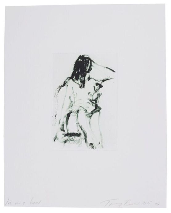 In My Head by Tracey Emin contemporary artwork Print