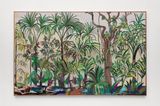 Minha terra tem palmeiras My land has palm-trees by Mucki Botkay contemporary artwork textile