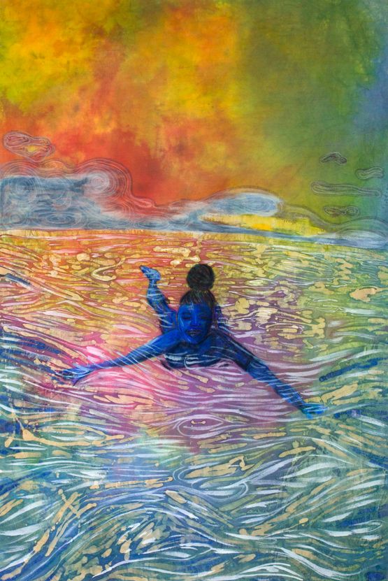 A sense of achievement by Sola Olulode contemporary artwork Painting
