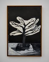 Late Picnic by Dona Nelson contemporary artwork painting works on paper