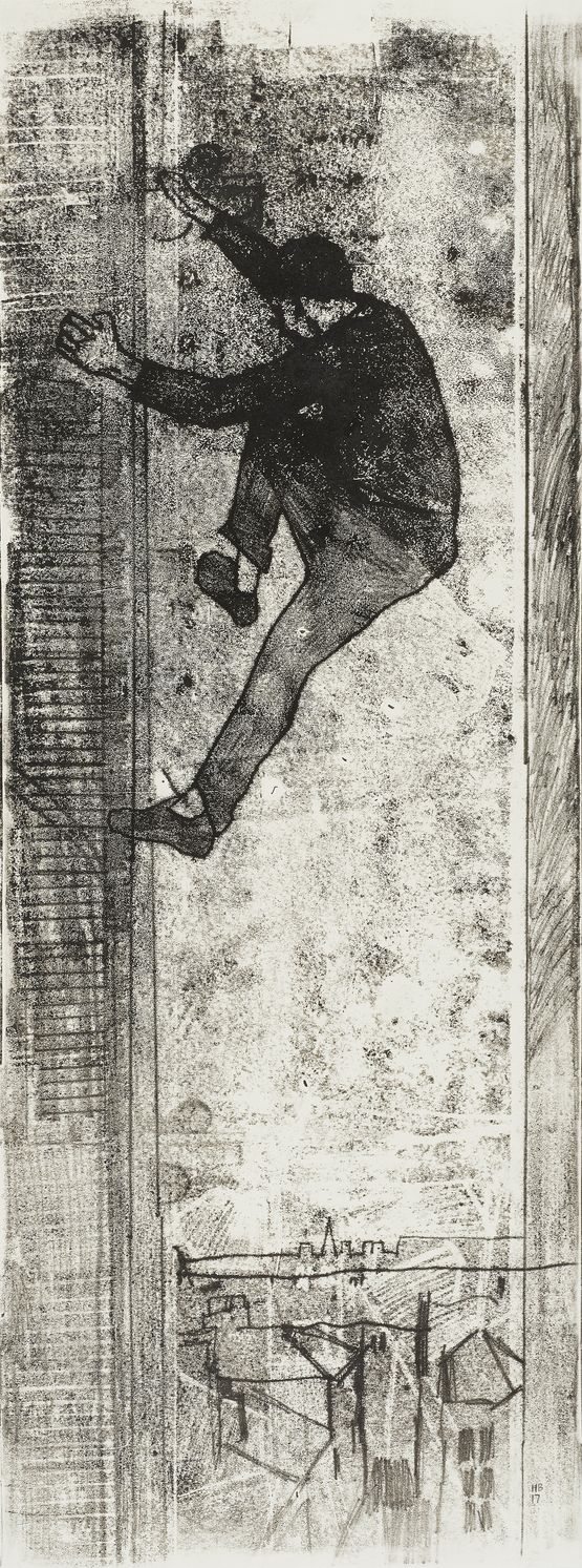 Nightclimber 4 Cambridge Living by Hernan Bas contemporary artwork Works on Paper