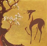 Leaning from the past N.13 - with Durer by Karasumaru Yumi contemporary artwork painting