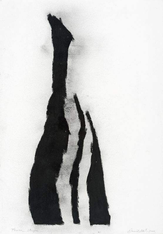 Three Stripes by David Nash contemporary artwork Works on Paper