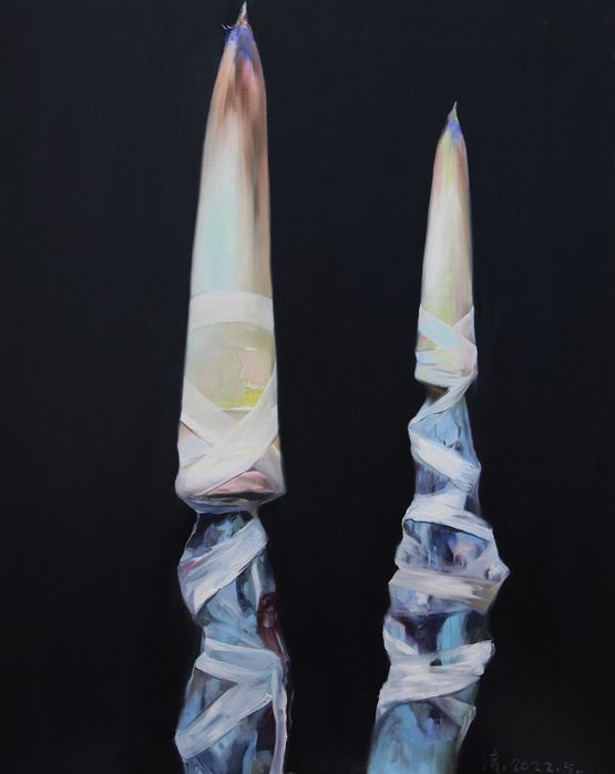 Spring Shoots No.2 by Ling Jian contemporary artwork Painting