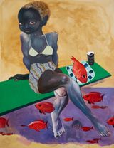 Hunt by Ndidi Emefiele contemporary artwork painting works on paper