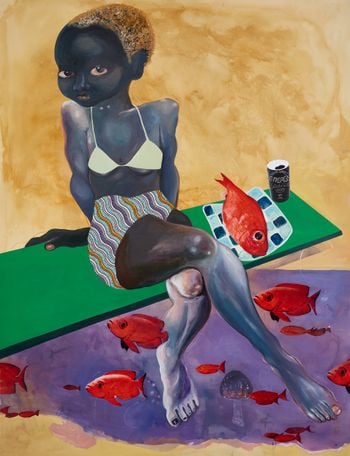 Hunt by Ndidi Emefiele contemporary artwork painting works on paper