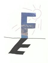 F from Hockneys Alphabet by David Hockney contemporary artwork print