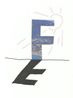 F from Hockneys Alphabet by David Hockney contemporary artwork Print