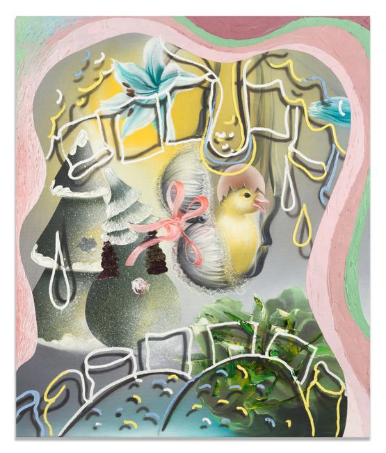Salad by Bernhard Martin contemporary artwork Painting