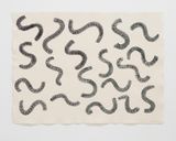 Mushi tothema orugas grises by Sheroanawe Hakihiiwe contemporary artwork painting works on paper