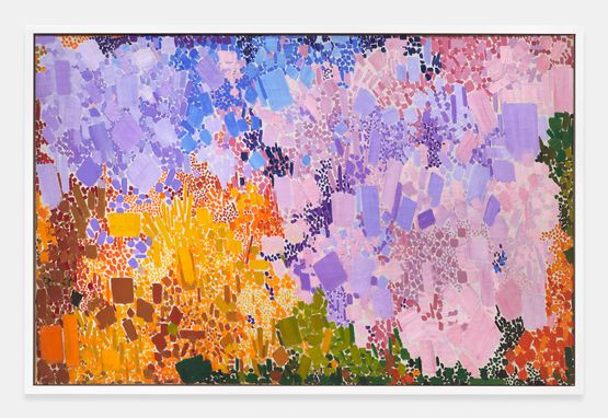 Violet Sunlight by Lynne Drexler contemporary artwork Painting